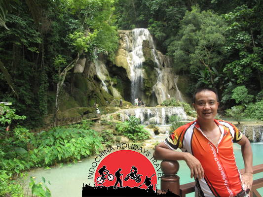 Luang Prabang Bike To Kuang Sii Waterfall – 1 Day