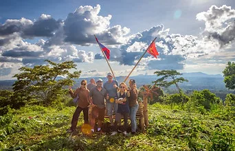 Volcano in Bolaven Plateau
